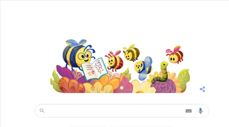 Google, retmenler Gn'n zel bir logo ile kutlad