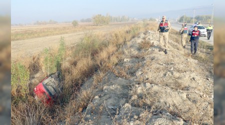 Greve giden askerler kaza yapt