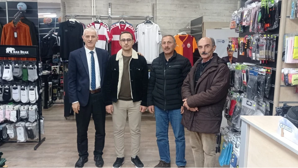 G�m��hane�de BTP te�kilat�ndan esnaf ziyareti