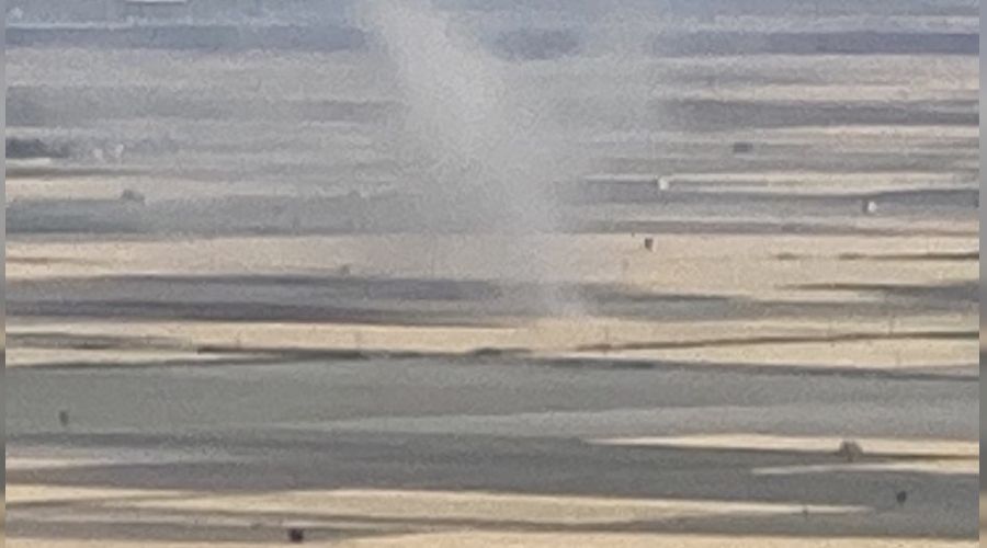 Hatay'da Amik ovasında hortum çıktı