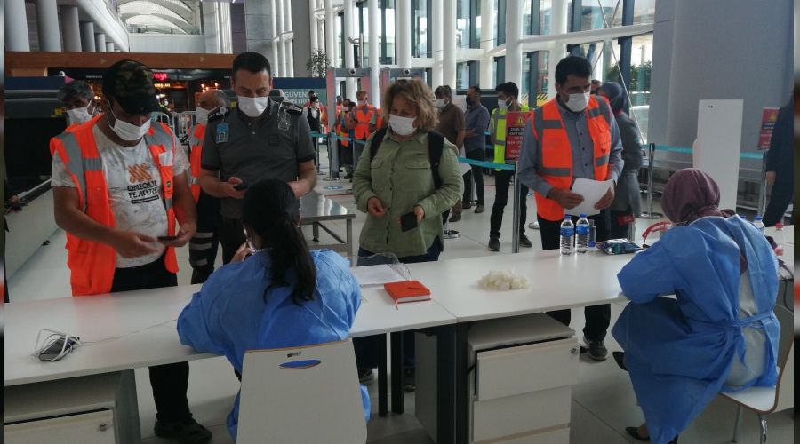 Havaliman� �al��anlar� a��lanmaya ba�lad�