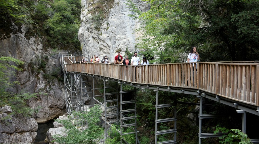 Horma Kanyonu'na ziyaretçi aktı