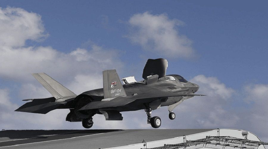 �ngiliz F-35 sava� u�a�� Akdeniz'de d��t�