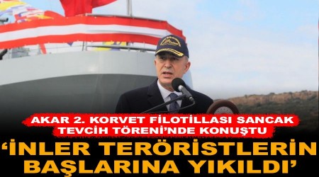 'İnler teröristlerin başlarına yıkıldı'