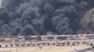 ran'n Basra Krfezi kysnda yer alan Bender Abbas Liman'nda patlama: ok sayda l ve yaral var