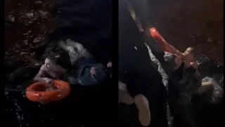 İstanbul Boğazı'nda can pazarı: Denize düşen kişiyi midyeci kurtardı