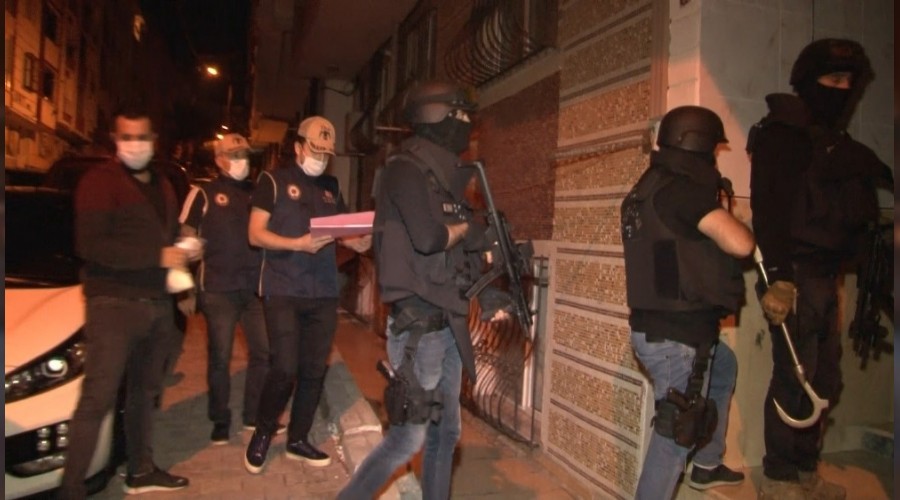 İstanbul'da 8 ilçede DEAŞ ve HTŞ'ye operasyon