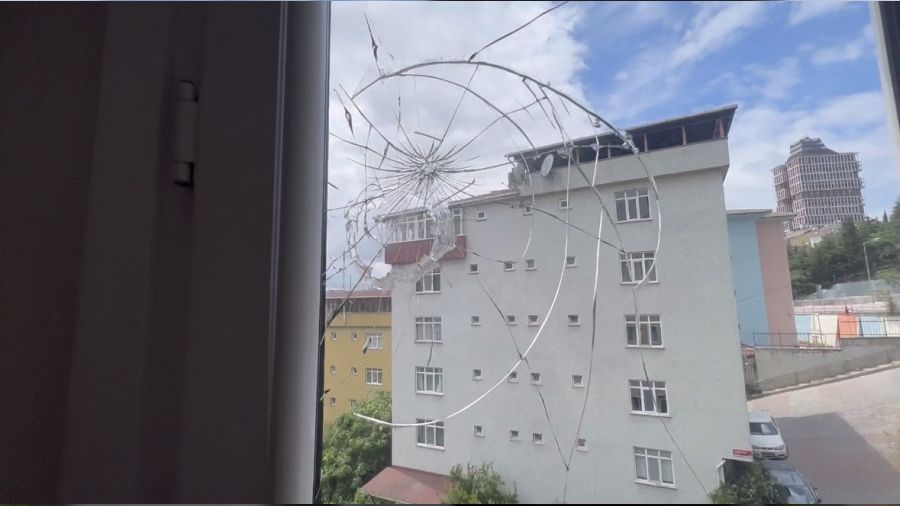 �stanbul'da maganda kur�unu, aile �l�mden d�nd�