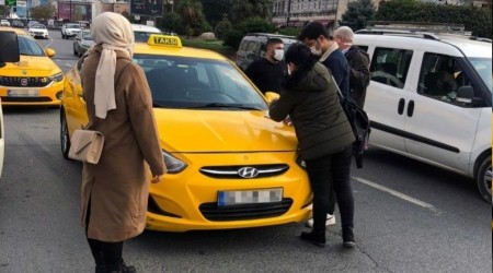 İstanbul'da taksilere uyarı denetimi