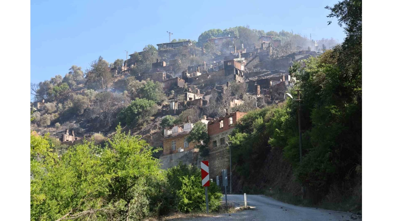 İzmir'de Tosunlar Mahallesi yangında harabeye döndü