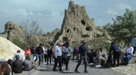 Kapadokya bölgesinde ziyaretçi sayısı artıyor