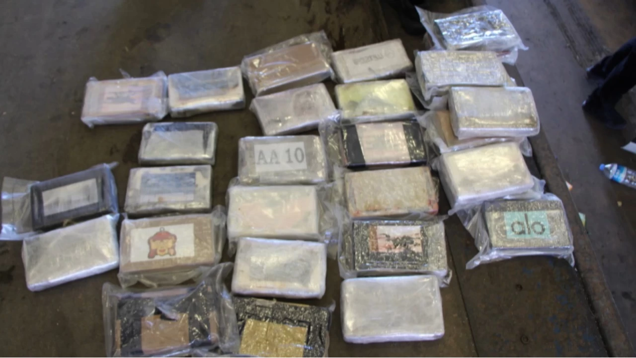Kapıkule'de kamyonetten 36 kilo kokain çıktı