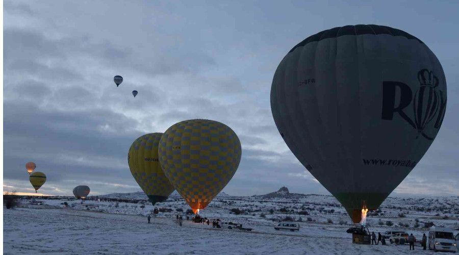 Kar, Kapadokya'ya �ok yak��t�