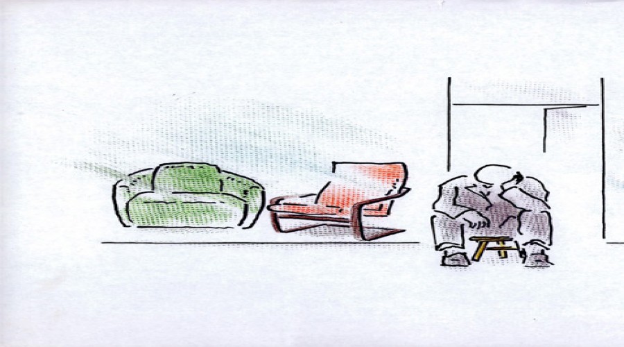 Karikatr Evi iki yanda