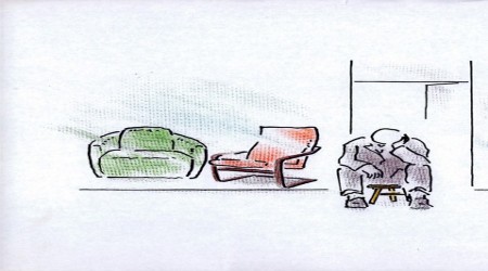 Karikatr Evi iki yanda