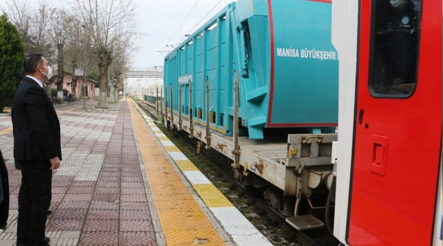 Katı atıklar trenle taşınacak