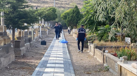 Kayseri'de mezarlkta baklanm erkek cesedi bulundu