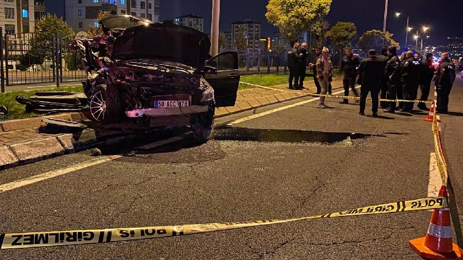 Kayseri'de trafik kazasında 1 kişi öldü, 2 kişi yaralandı