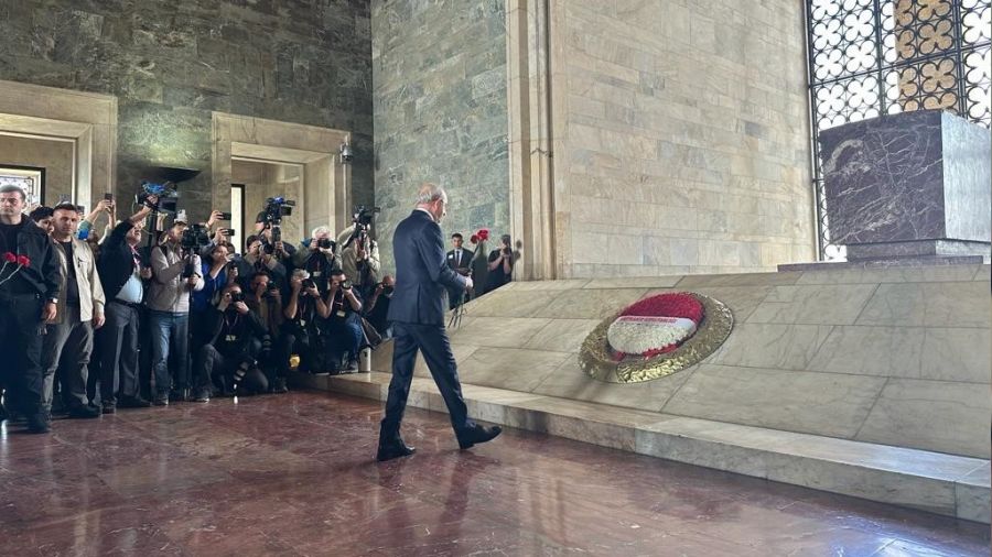 K�l��daro�lu finali An�tkabir'de yapt�