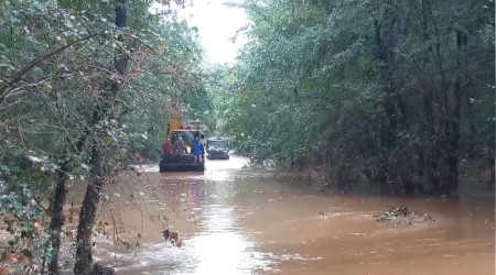 Kırklareli'de sağanak yağış ve sel, 5 kayıp var