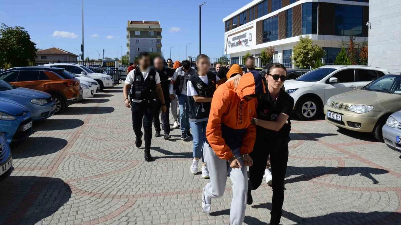 Kırklareli'nde uyuşturucu operasyonu: 11 gözaltı