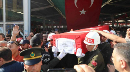Konyalı şehit Hasan Çatal son yolculuğuna uğurlandı