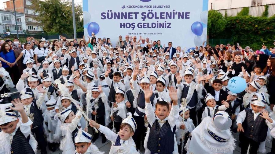 Küçükçekmece'de 554 çocuk sünnet ettirildi