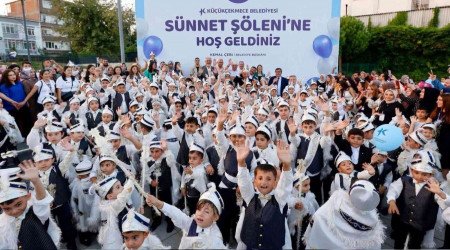 Küçükçekmece'de 554 çocuk sünnet ettirildi
