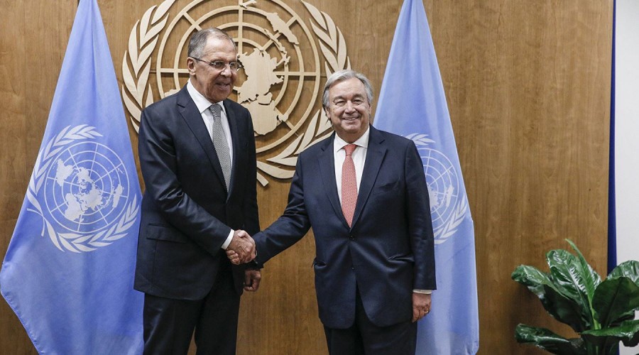 Lavrov ile Guterres Suriye'yi konu�tu