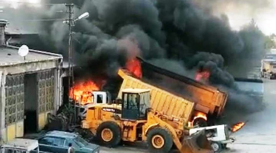 Malatya'da �zhan Sanayi Sitesi'nde patlama: 4 yaral�