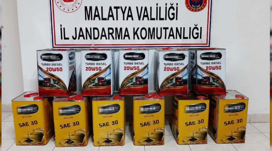 Malatya'da sahte motor ya operasyonu