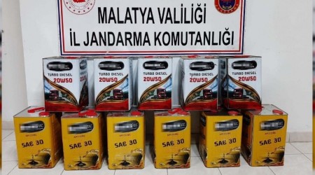 Malatya'da sahte motor yağı operasyonu