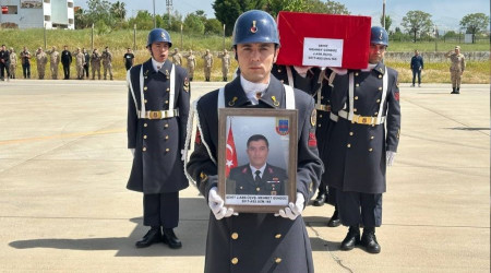 Mardin'de şehit asker törenle memleketine uğurlandı