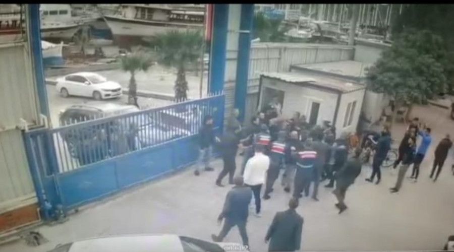 Marmaris'te meydan savaşı gibi ortaklık kavgası