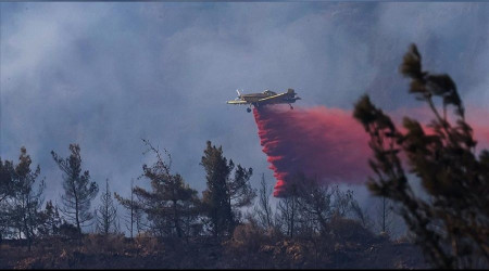 Marmaris'teki orman yangnna mdahale sryor