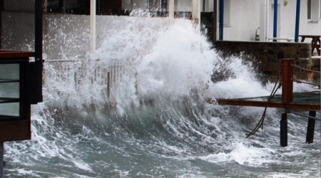 Meteorolojiden Orta ve Güney Ege denizinde fırtına uyarısı