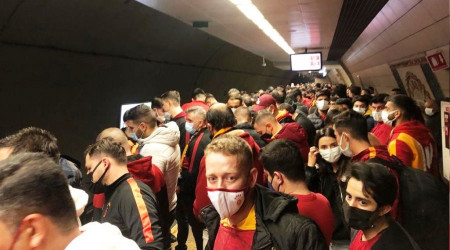Metrolarda derbi yoğunluğu
