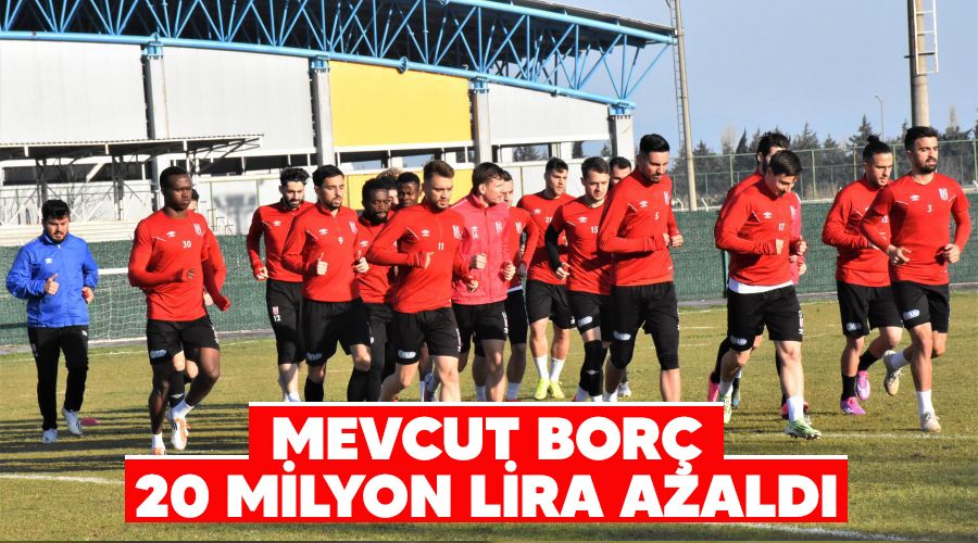 Mevcut bor� 20 milyon lira azald�