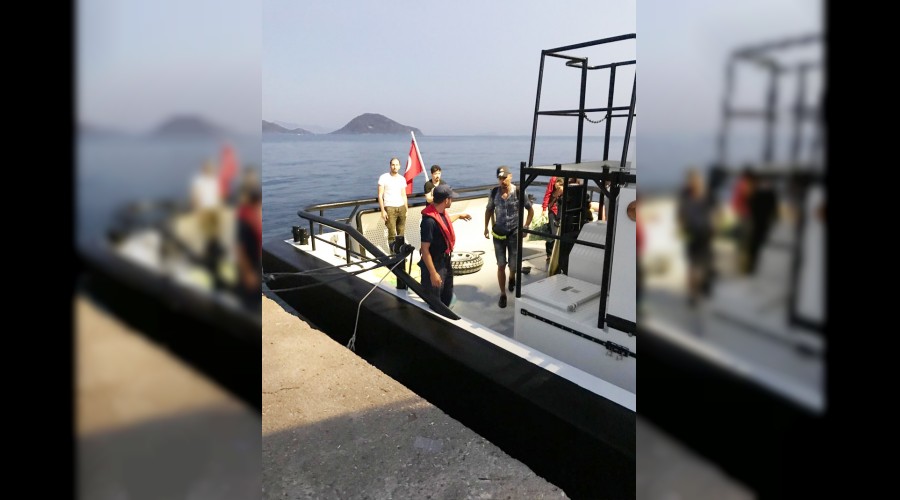 Mülteciler kaçtı, Sahil Güvenlik kovaladı