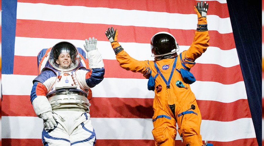 NASA uzay giysisi tasar�mlar�n� tan�tt�