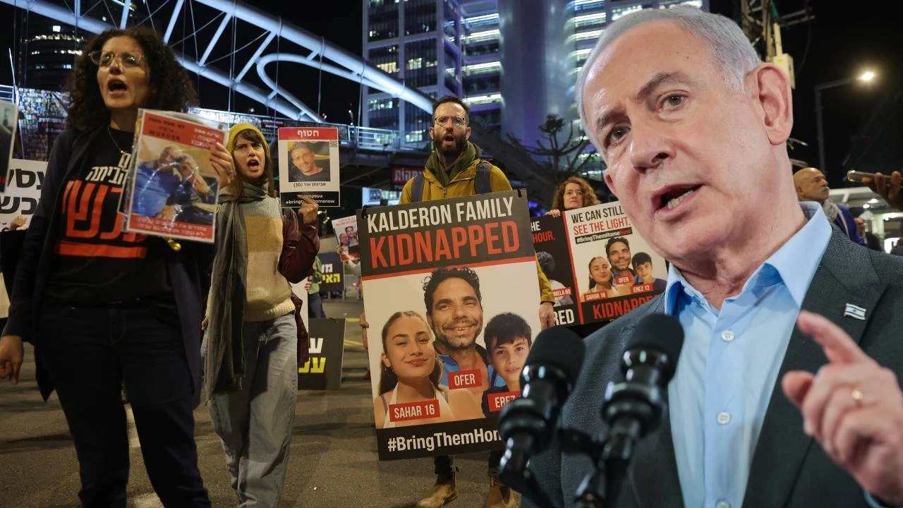 Netanyahu, esir yak�nlar�n�n protestolar�na tepki g�sterdi: Faydas� yok