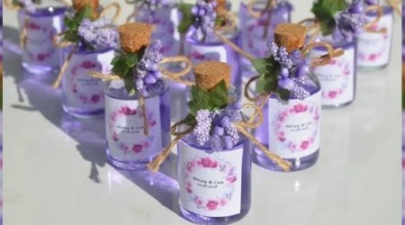 Nikah şekerinin yerini kolonya aldı  