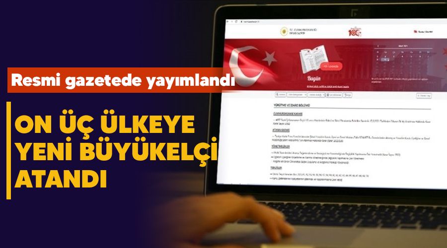 On �� �lkeye yeni b�y�kel�i atand�