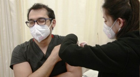 Orhangazi'de ilk aşılar yapıldı