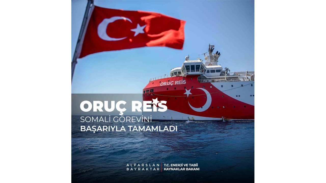 Oru� Reis, Somali denizlerinde 4 bin 464 kilometrelik sismik �al��ma yapt�