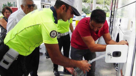 Otobüslerde '10 numara' denetimi