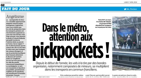 Paris metrosunu yankesiciler bastı
