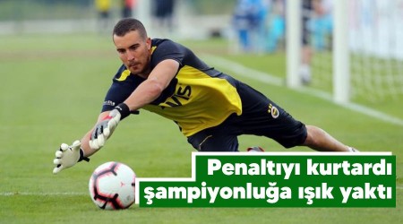 Penaltıyı kurtardı şampiyonluğa ışık yaktı