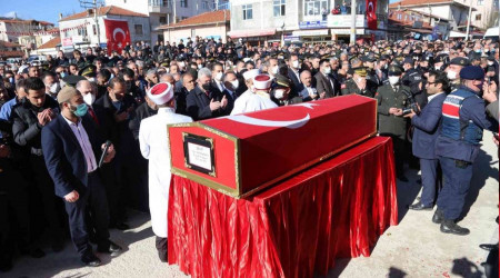 Pençe-Kilit Operasyonu şehidi son yolculuğuna uğurlandı