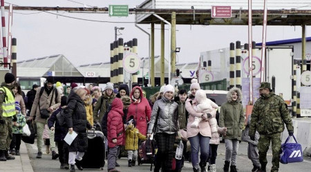 Polonya'da tren istasyonu mülteci merkezine dönüştürüldü